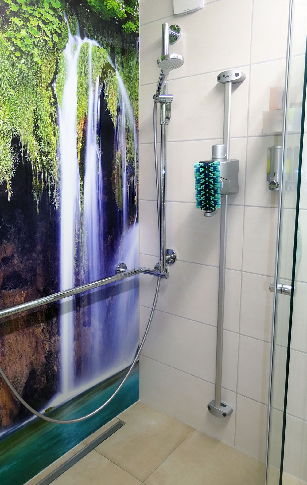 Wellnessdusche Regenwald Wandtapete