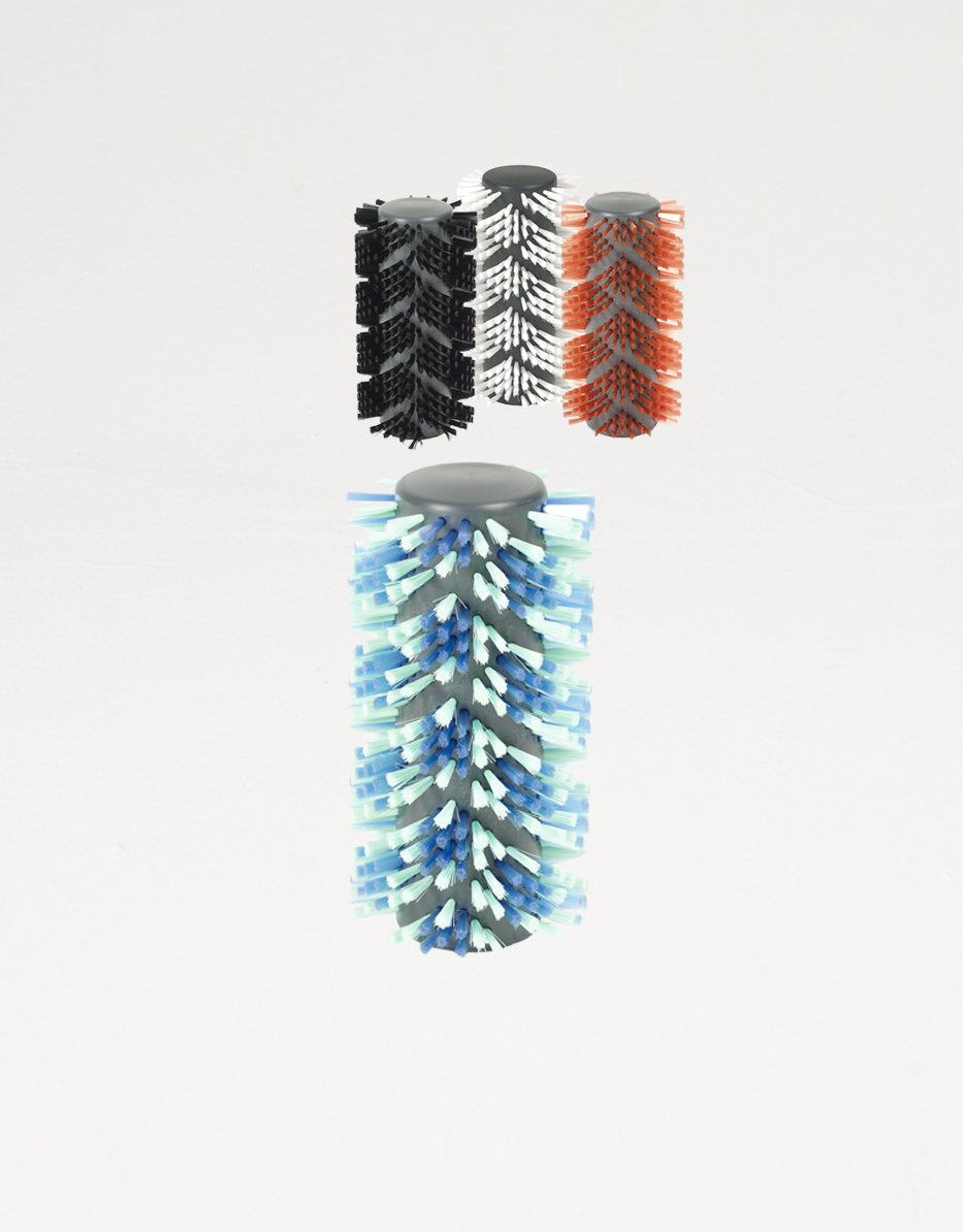 Massage brush with strong bristles