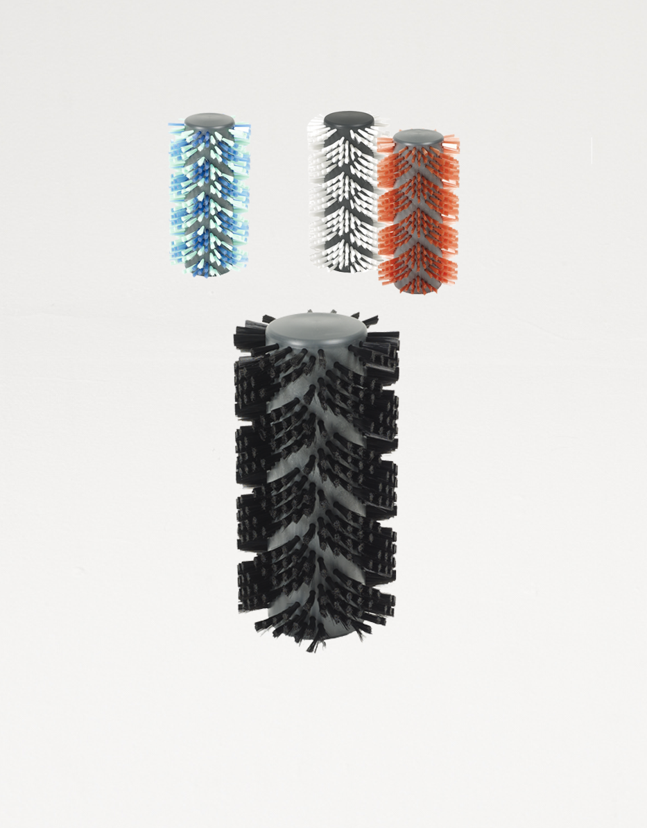 Massage brush with strong bristles