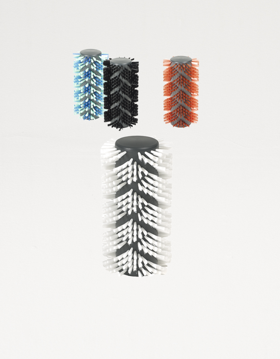 Massage brush with strong bristles